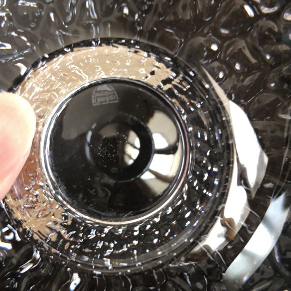 Orrefors Sweden Crystal Discus Votive Candle Holder - Picture 5 of 13